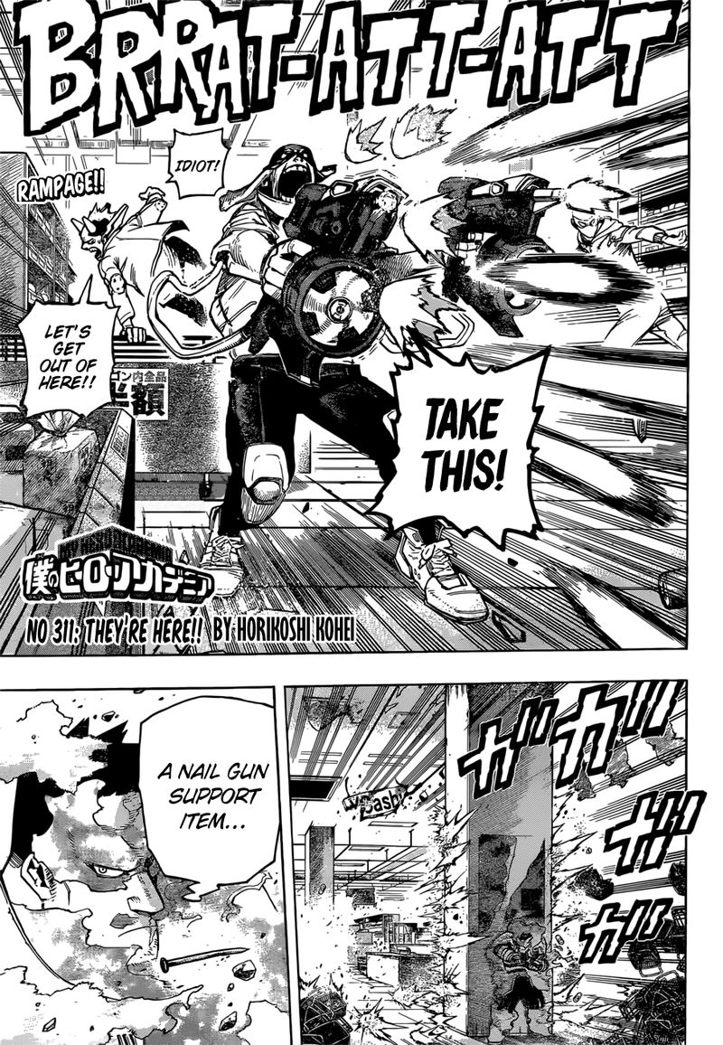 Boku no Hero Academia Chapter 311 1